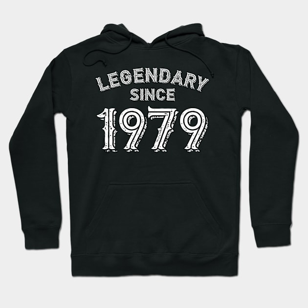 Legendary Since 1979 Hoodie by colorsplash